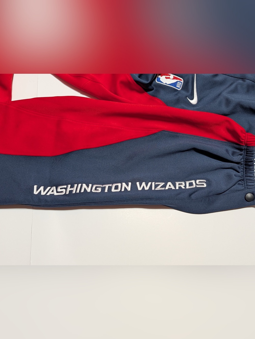 Nike NBA Engineered Washington Wizards Basketball Warm Up Button Down Pants - Picture 7 of 13